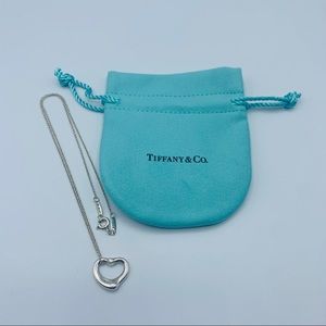 Tiffany&Co PERETTI Heart DIAMOND Silver Necklace